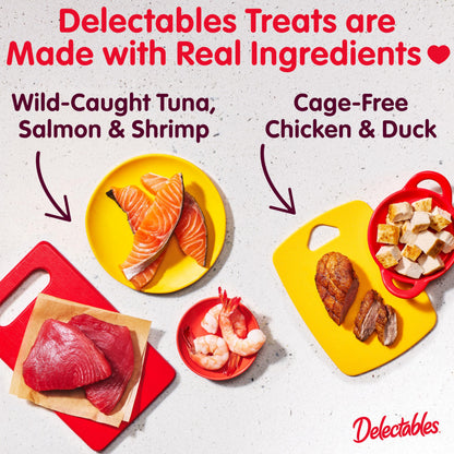 Hartz Delectables Stew Non Seafood Lickable Wet Cat Treats, Variety Flavour 24 Pack 🍁 All In One Marketplace Canada