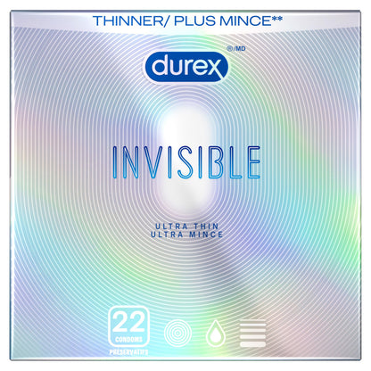 DUREX® CONDOM - Invisible Extra Sensitive 22ct