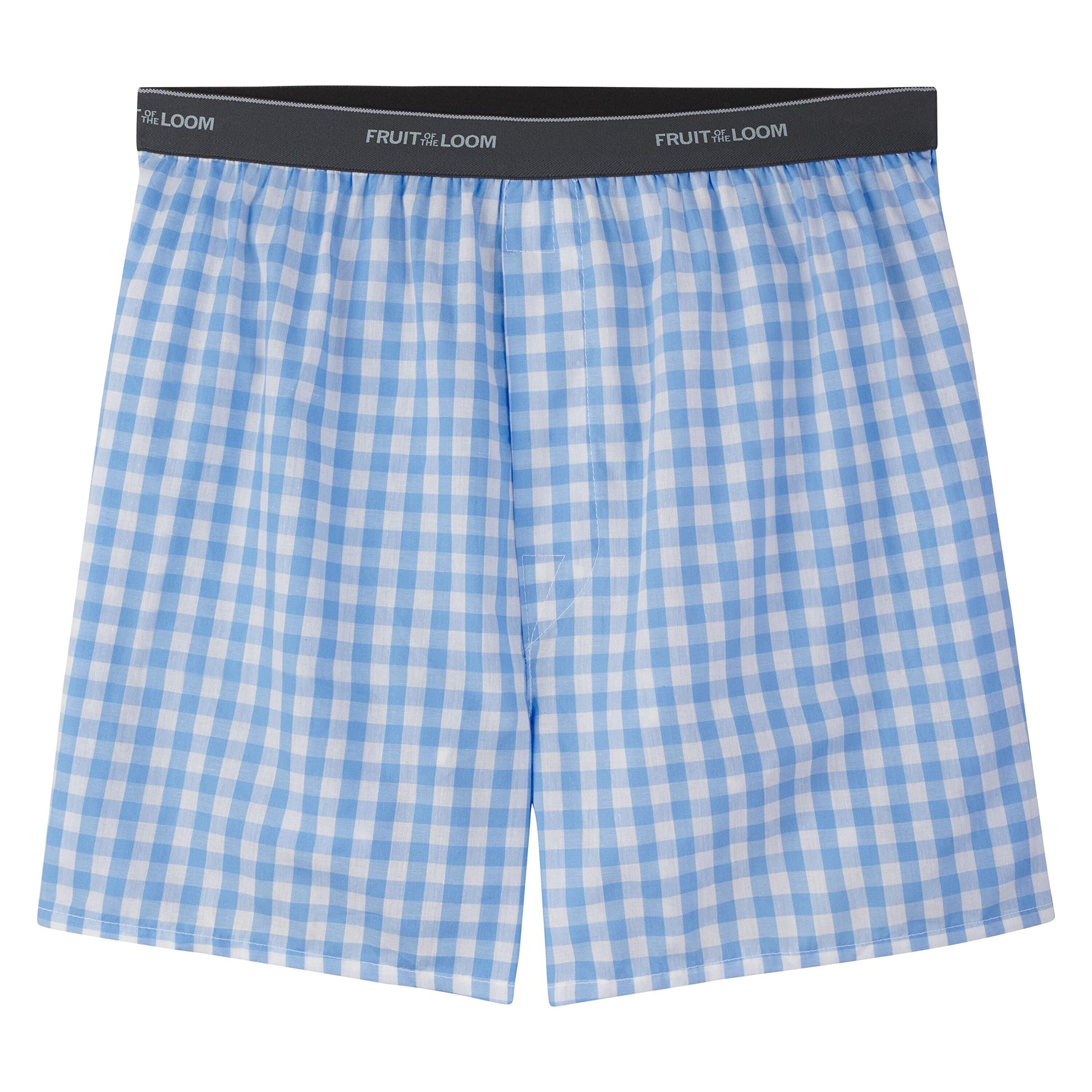 Fruit of the Loom mens Comfort Casual Boxer Shorts, Blues, Medium US