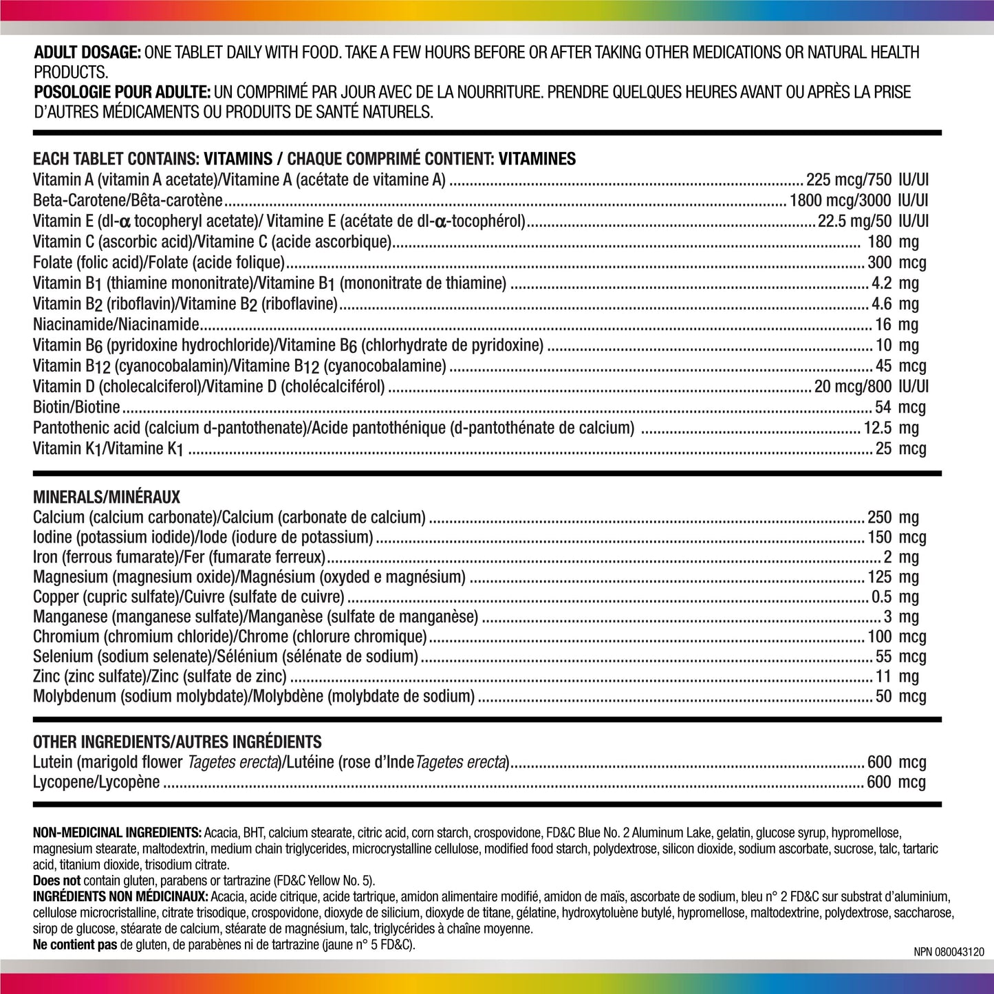 Centrum Men 50 Plus Multivitamins/Minerals Supplement for Men 50+, 90 Tablets (Packaging May Vary) - Available at All In One Marketplace Canada