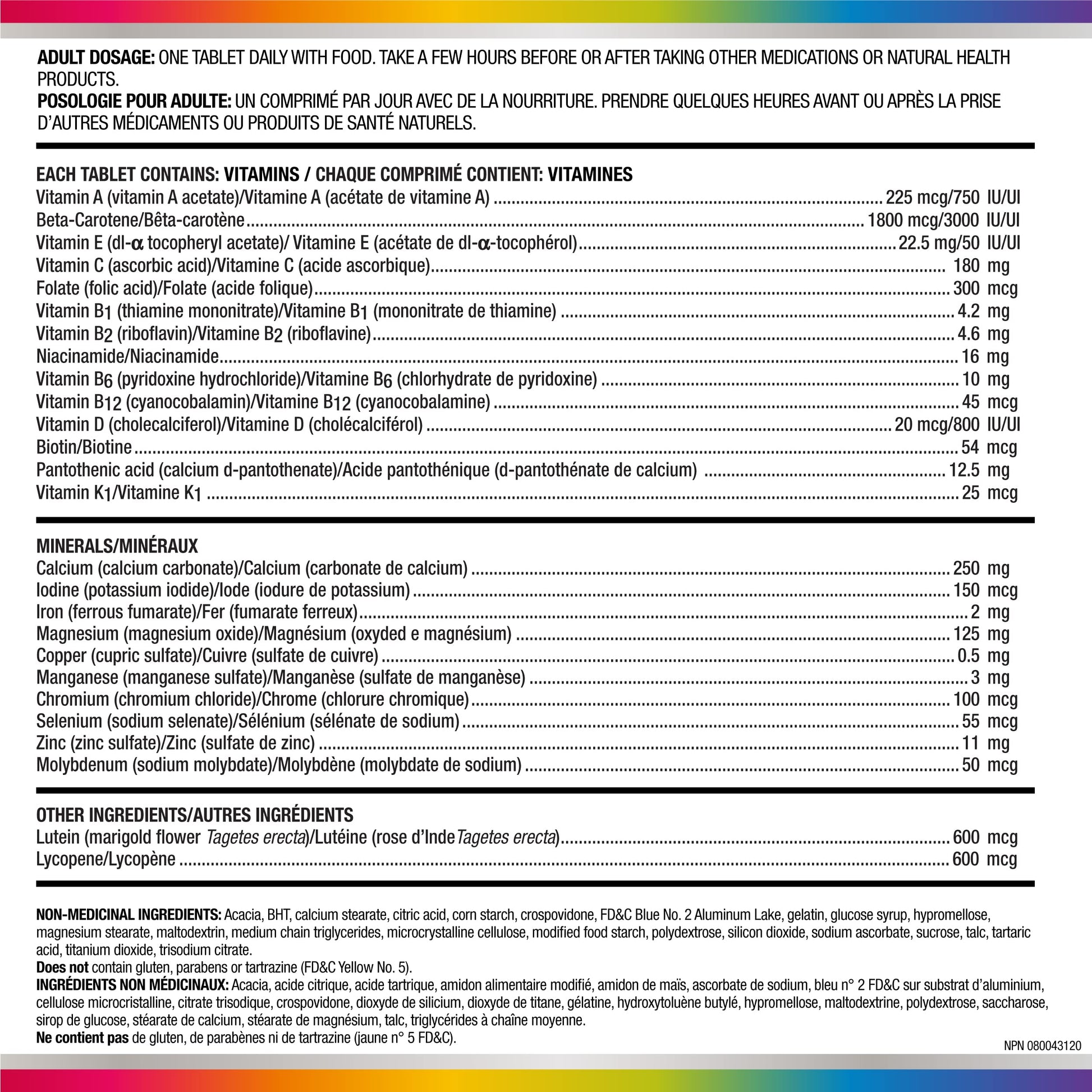 Centrum Men 50 Plus Multivitamins/Minerals Supplement for Men 50+, 90 Tablets (Packaging May Vary) - Available at All In One Marketplace Canada