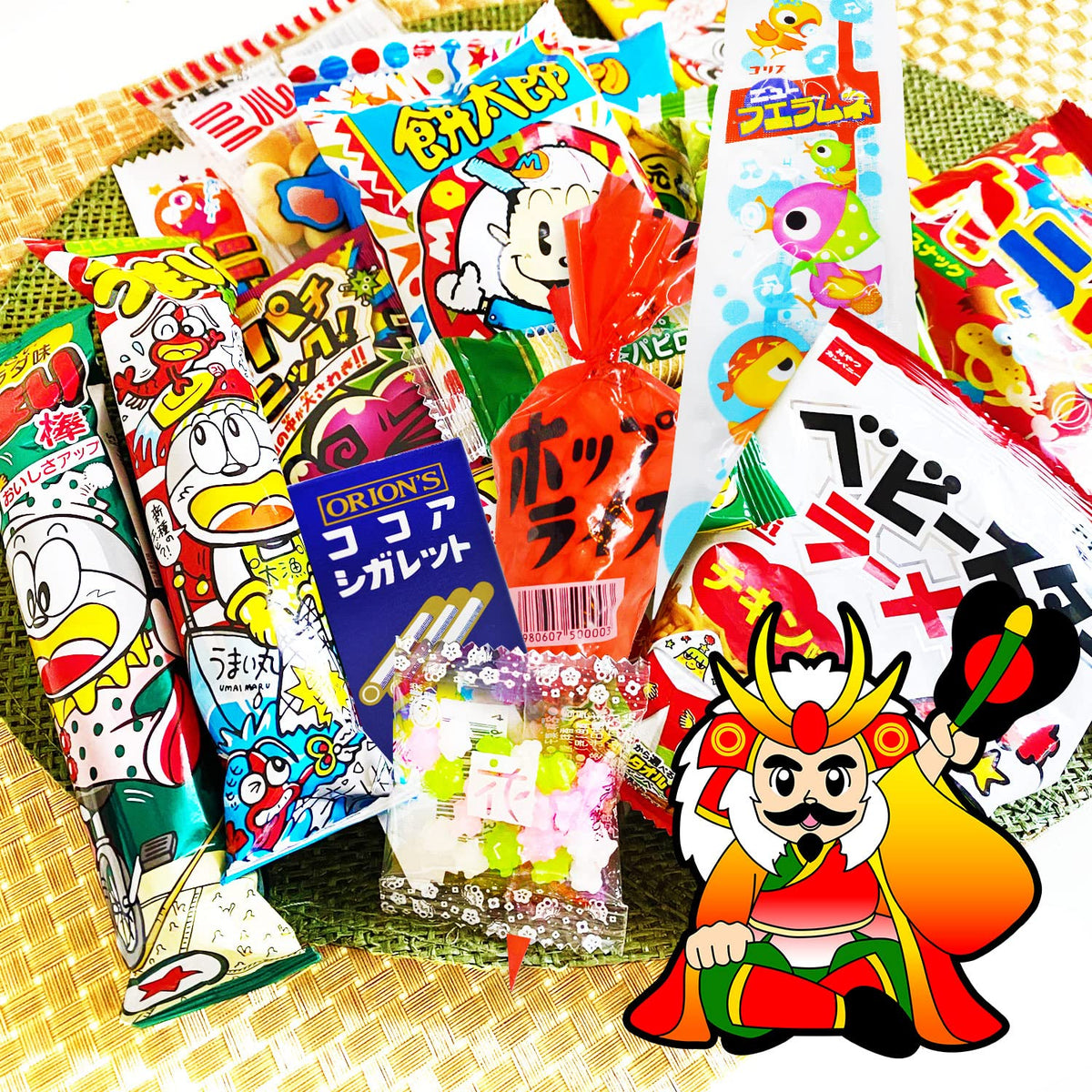 【SHOGUN CANDY】 a 32 piece collection of assorted Japanese snacks and candy gift for Journey through Asia with popular Japanese snacks box 🍁 All In One Marketplace Canada