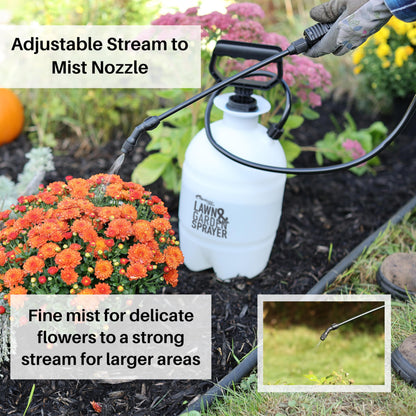 Flo-Master by Hudson 24101 1 Gallon Lawn and Garden Tank Sprayer, Translucent 🍁 All In One Marketplace Canada