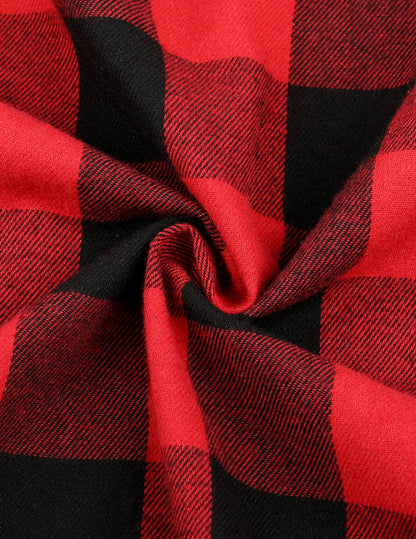 TARAINYA Men's Flannel Plaid Button Down Long Sleeve Shirt with Pockets 🍁 All In One Marketplace Canada