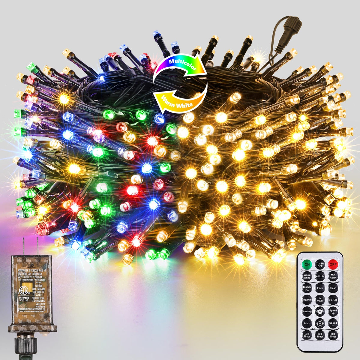 Joomer Color Changing Christmas Lights, 100FT 300LED Plugin Connectable 🍁 All In One Marketplace Canada