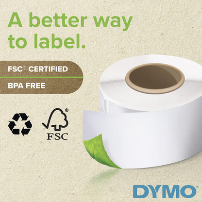 DYMO LW Thermal Printer Labels - 1-1/8 x 3-1/2 Inch Mailing Address Labels for LabelWriter Printers – 700 Count DYMO