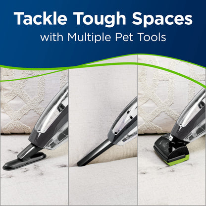Bissell - Hand Vacuums - PowerClean Pet Cordless - with Motorized Brush, Upholstery Tool and Crevice Tool| 2389D - Available at All In One Marketplace Canada