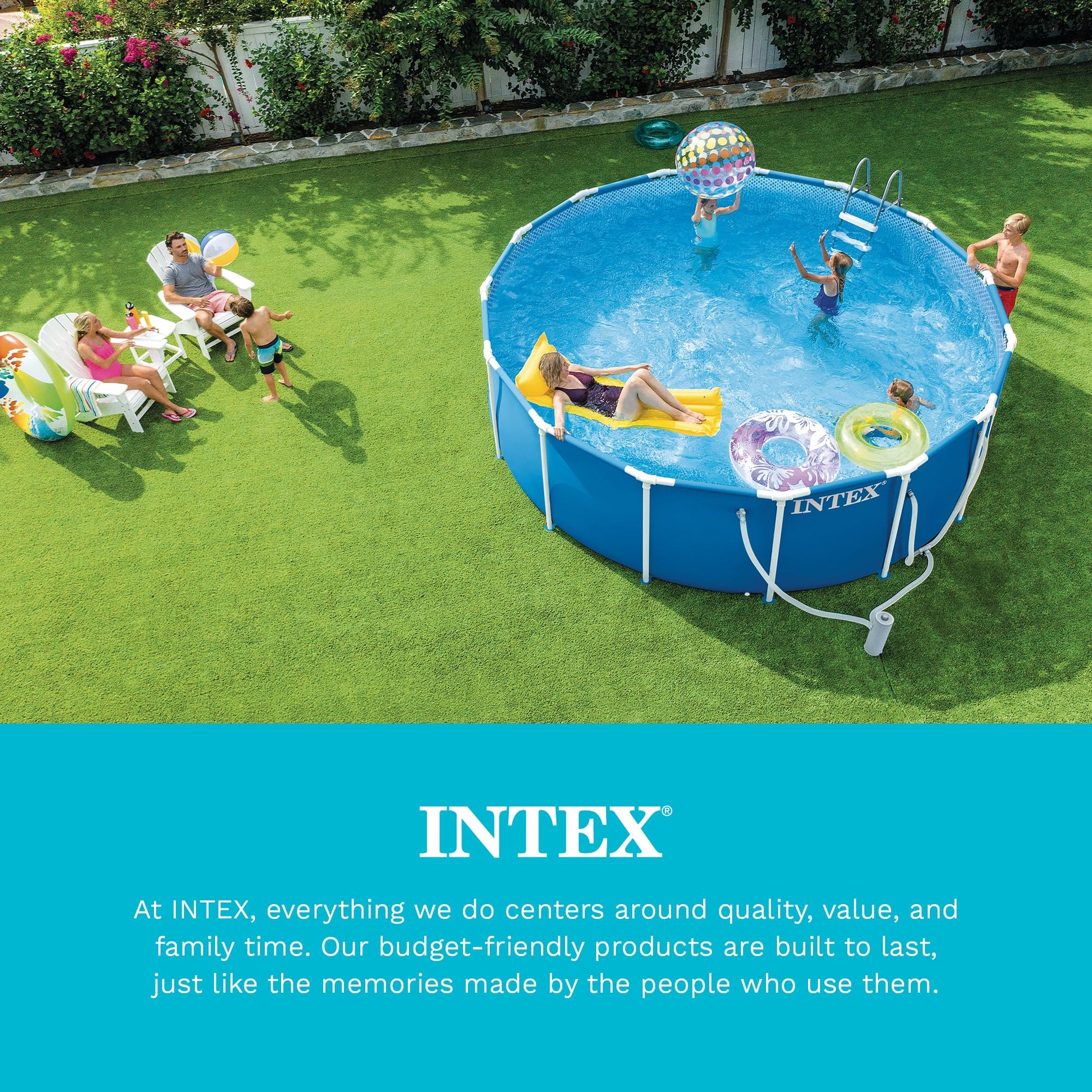 Intex 59954E Solar Cover for 15ft Diameter Easy Set and Frame Pools