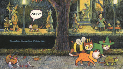 Mitaines mystérieuses : Une histoire d'Halloween des chats de Moontime