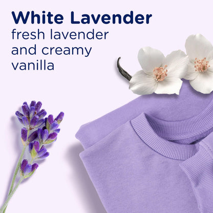 Downy Light Laundry Scent Booster Beads, White Lavender Scent, 853g, In-wash fabric beads designed to be gentle with a light boost of scent, No Heavy Perfumes Downy
