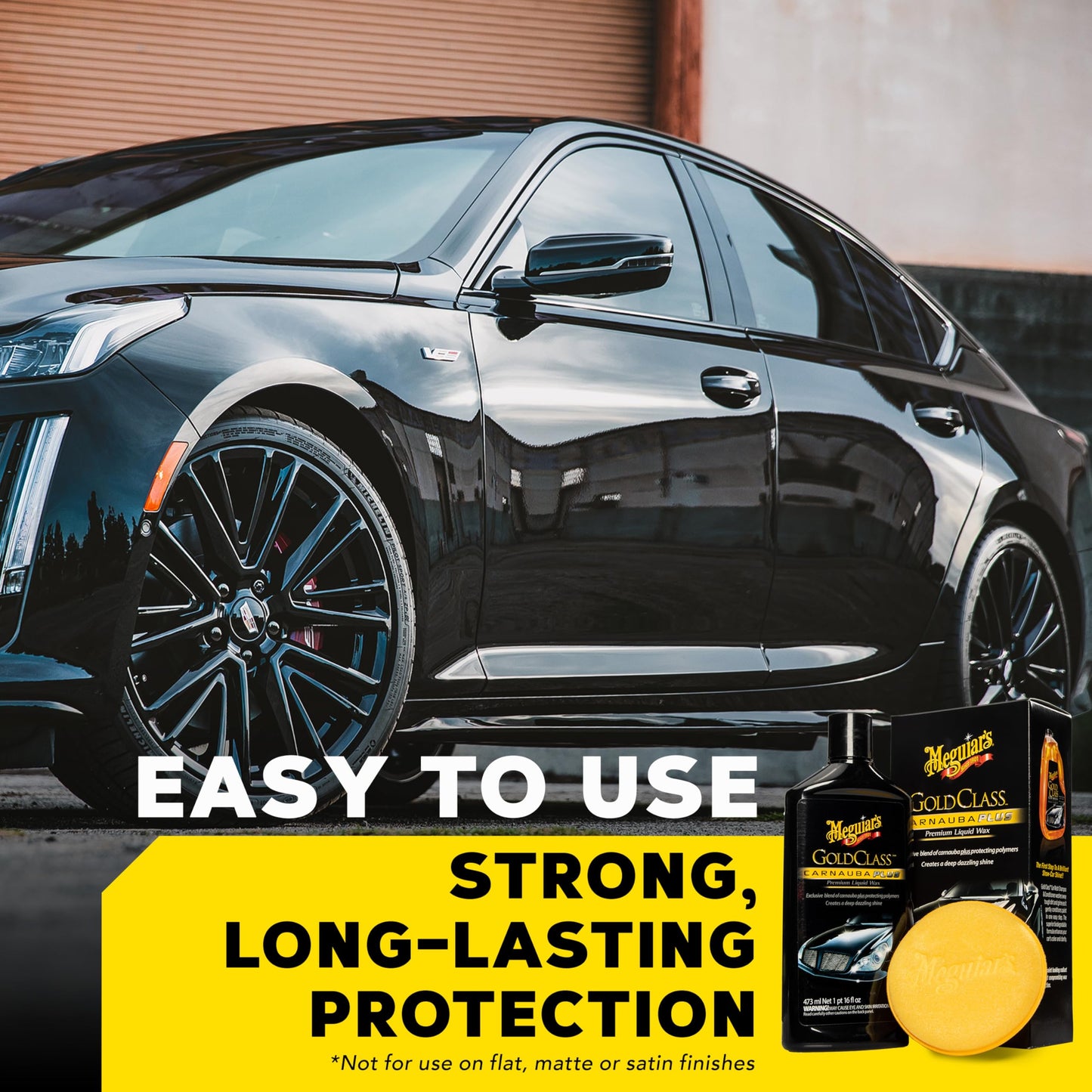 Meguiar's Gold Class Carnauba Plus Premium Liquid Wax Kit, Car Detailing Kit with a Pure Carnauba Wax Blend and a Foam Applicator Pad for Keeping Glossy Paint Protected Like a Pro, 16 Oz Bottle 🍁 All In One Marketplace Canada