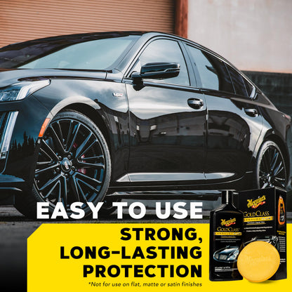Meguiar's Gold Class Carnauba Plus Premium Liquid Wax Kit, Car Detailing Kit with a Pure Carnauba Wax Blend and a Foam Applicator Pad for Keeping Glossy Paint Protected Like a Pro, 16 Oz Bottle 🍁 All In One Marketplace Canada