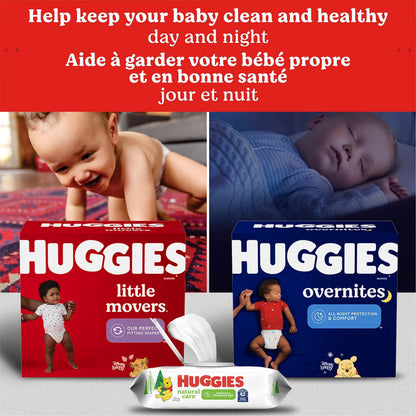 HUGGIES OverNites Night Time Baby Diapers, Size 4, 21 count