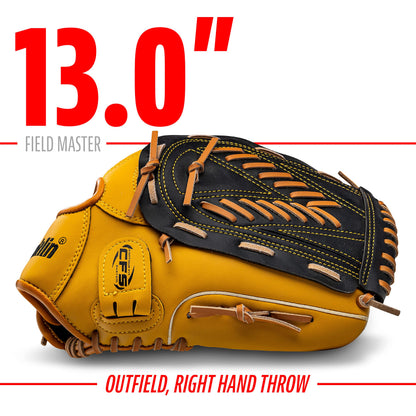 Franklin Sports Baseball and Softball Glove - Fieldmaster Adult + Youth Baseball Gloves - Men's + Women's Infield + Outfield Mitt - Right Hand Throw - 13" 🍁 All In One Marketplace Canada