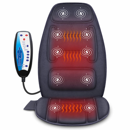 Snailax Massager Seat Cushion, Back Massager Chair with Heat, Full Back and Thighs Massage with 10 Vibration Massage Motors, 2 Heat Levels, Christmas Gifts for men 🍁 All In One Marketplace Canada