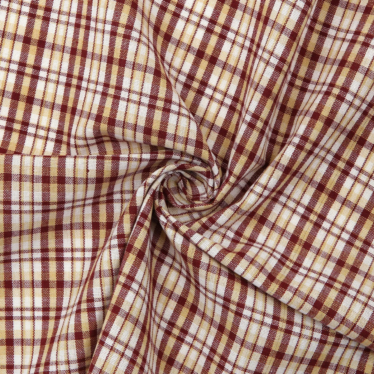 Christmas Plaid Fabric 10Pcs - Vintage Buffalo Plaid Checkered Tartan Square Quilting Fabric, Retro Gingham Cloth Precut Holiday Patchwork Bundles for Xmas Sewing Project, DIY Crafts - 19.7x15.7inch 🍁 All In One Marketplace Canada