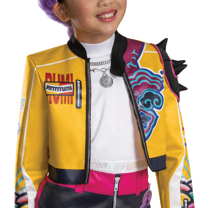 Costume de Rumi de K-Pop Demon Hunters, combinaison et haut officiels de déguisement pour Halloween, taille enfant (10-12 ans)