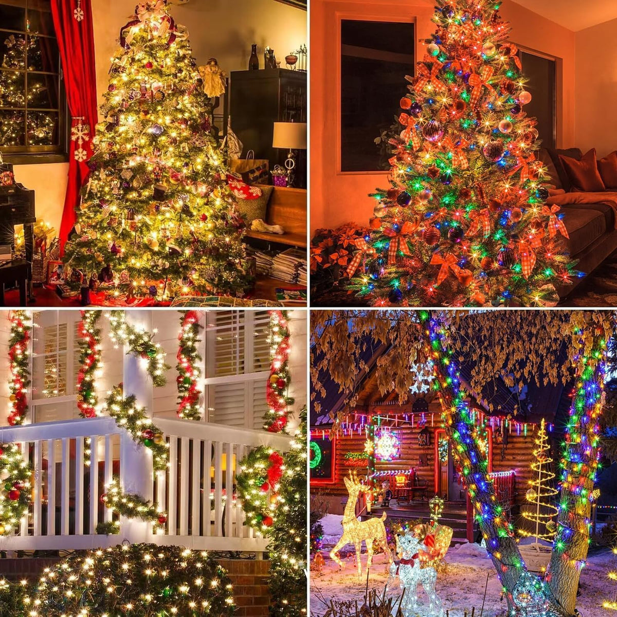 MZD8391 105FT 300LED Color Changing Christmas Light, Christmas Tree Lights 🍁 All In One Marketplace Canada