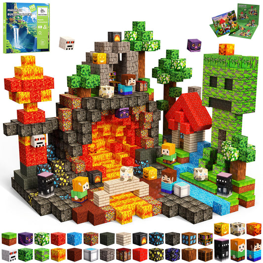 100PCS Magnetic Blocks, Toys Building Cubes Set Birthday Gifts for Kids 🍁 All In One Marketplace Canada