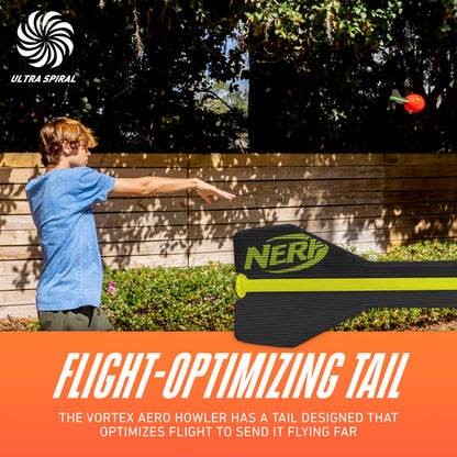 Nerf Vortex Aero Howler Foam Ball – Classic Long-Distance Football - Flight-Optimizing Tail - Hand Grip – Indoor and Outdoor Fun 🍁 All In One Marketplace Canada