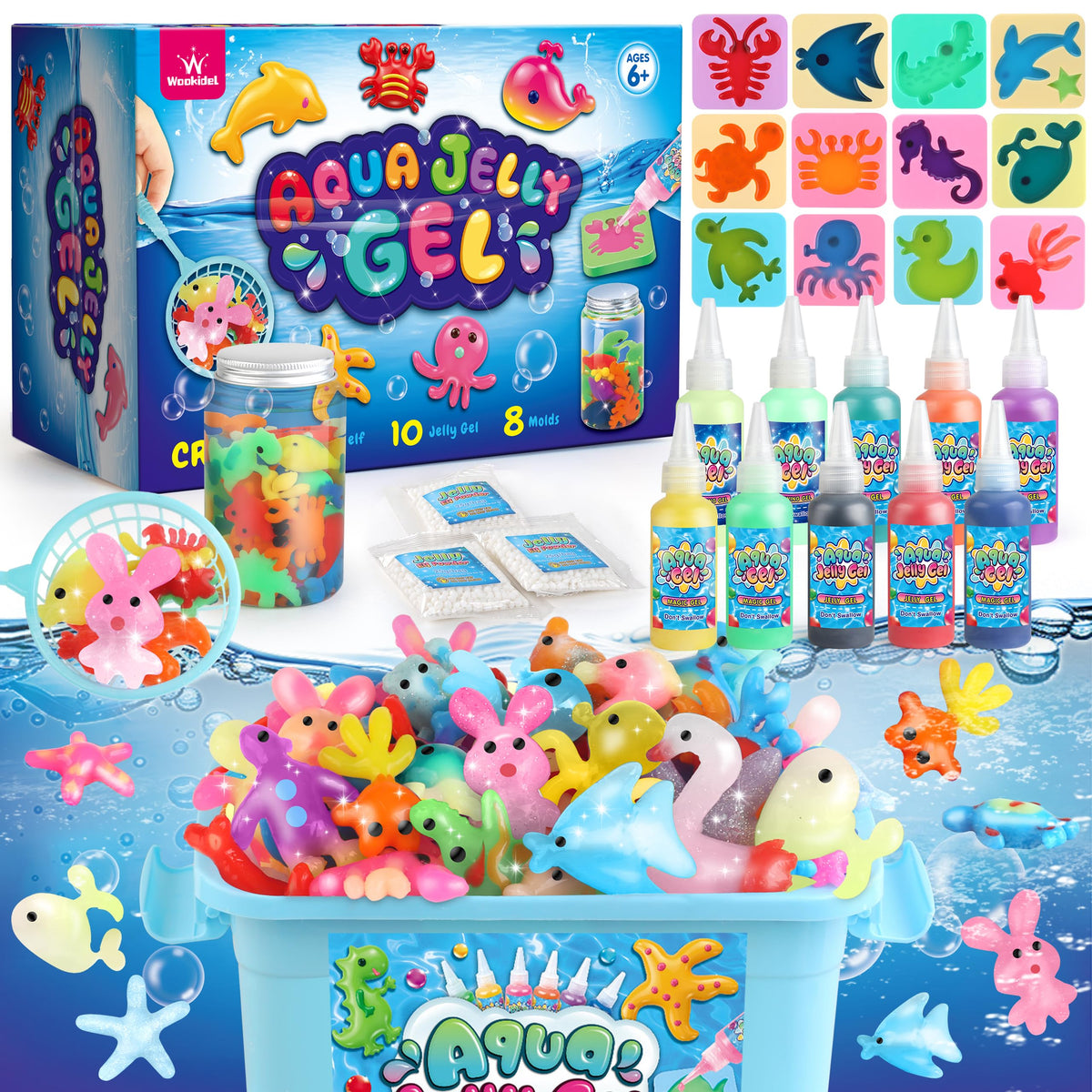 wookidel Magic Gel Water Elf Toy Kit, Aqua Fairy Water Gel Kit for Kids 🍁 All In One Marketplace Canada