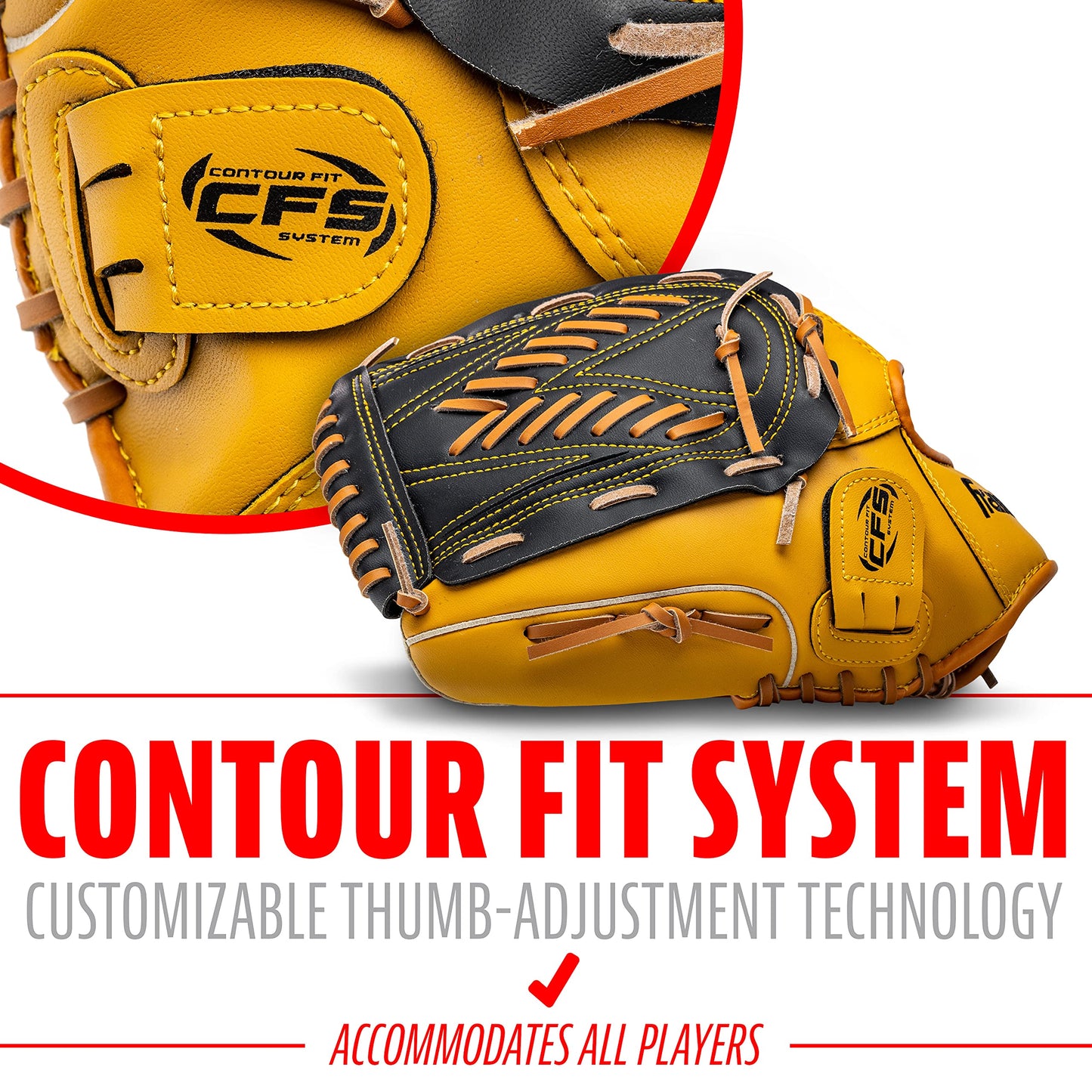 Franklin Sports Baseball and Softball Glove - Field Master - Baseball and Softball Mitt - Adult and Youth Glove - Outfield - Left Hand Throw - 13" 🍁 All In One Marketplace Canada