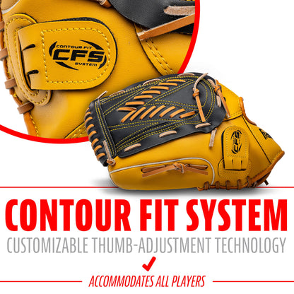 Franklin Sports Baseball and Softball Glove - Field Master - Baseball and Softball Mitt - Adult and Youth Glove - Outfield - Left Hand Throw - 13" 🍁 All In One Marketplace Canada