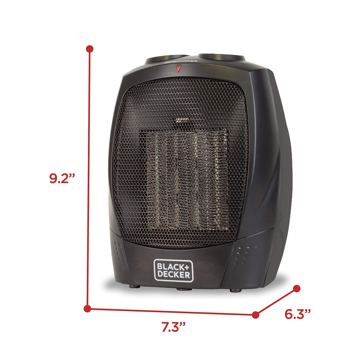 BLACK+DECKER Portable Space Heater, 1500W Room Space Heater with Carry Handle for Easy Transport - Available at All In One Marketplace Canada