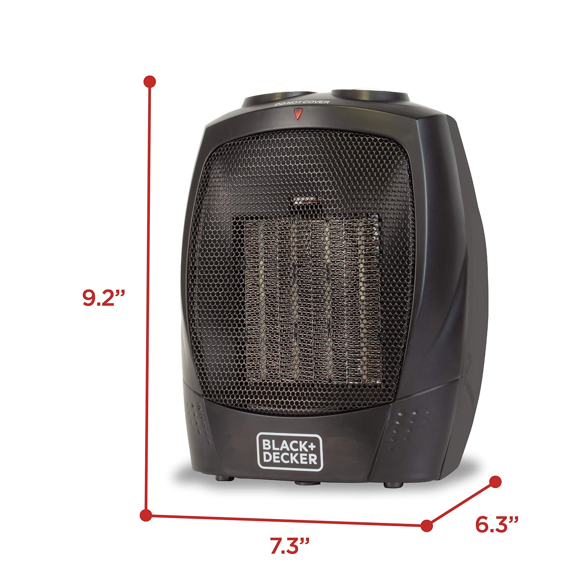 BLACK+DECKER Portable Space Heater, 1500W Room Space Heater with Carry Handle for Easy Transport - Available at All In One Marketplace Canada