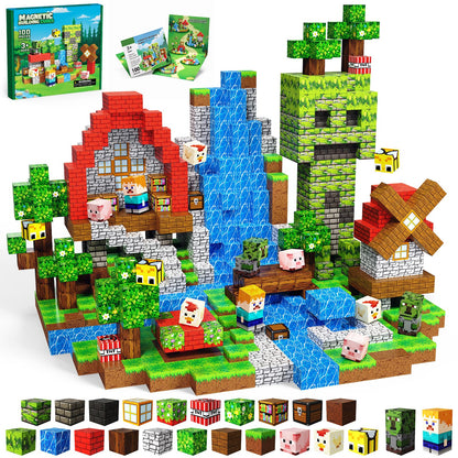 100PCS Magnetic Blocks| Magnetic Building Cubes| STEM Educational Toys 🍁 All In One Marketplace Canada