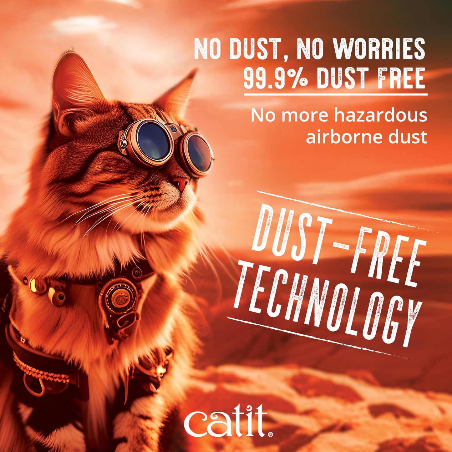 Catit Go Natural Pea Husk Clumping Cat Litter, Unscented, 5.6 kg, Dust Free & Lightweight Cat Litter, Easy to Scoop, Litiere Pour Chat