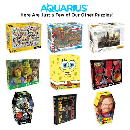 Puzzle Aquarius Halloween II 500 pièces (Puzzle de 500 pièces) - Anti-reflet - Ajustement précis - Marchandise et objets de collection sous licence officielle du film Halloween II - 35,5 x 48 cm