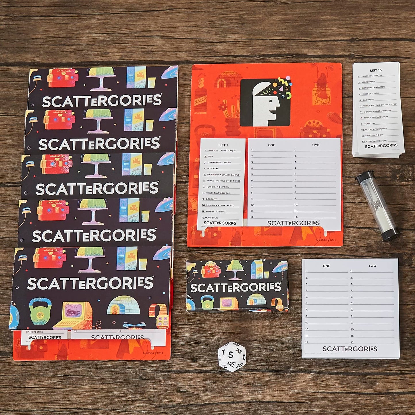 Scattergories Classic Game, Party Game for Adults and Teens Ages 13 and Up, Board Game for 2+ Players (English & French) Hasbro