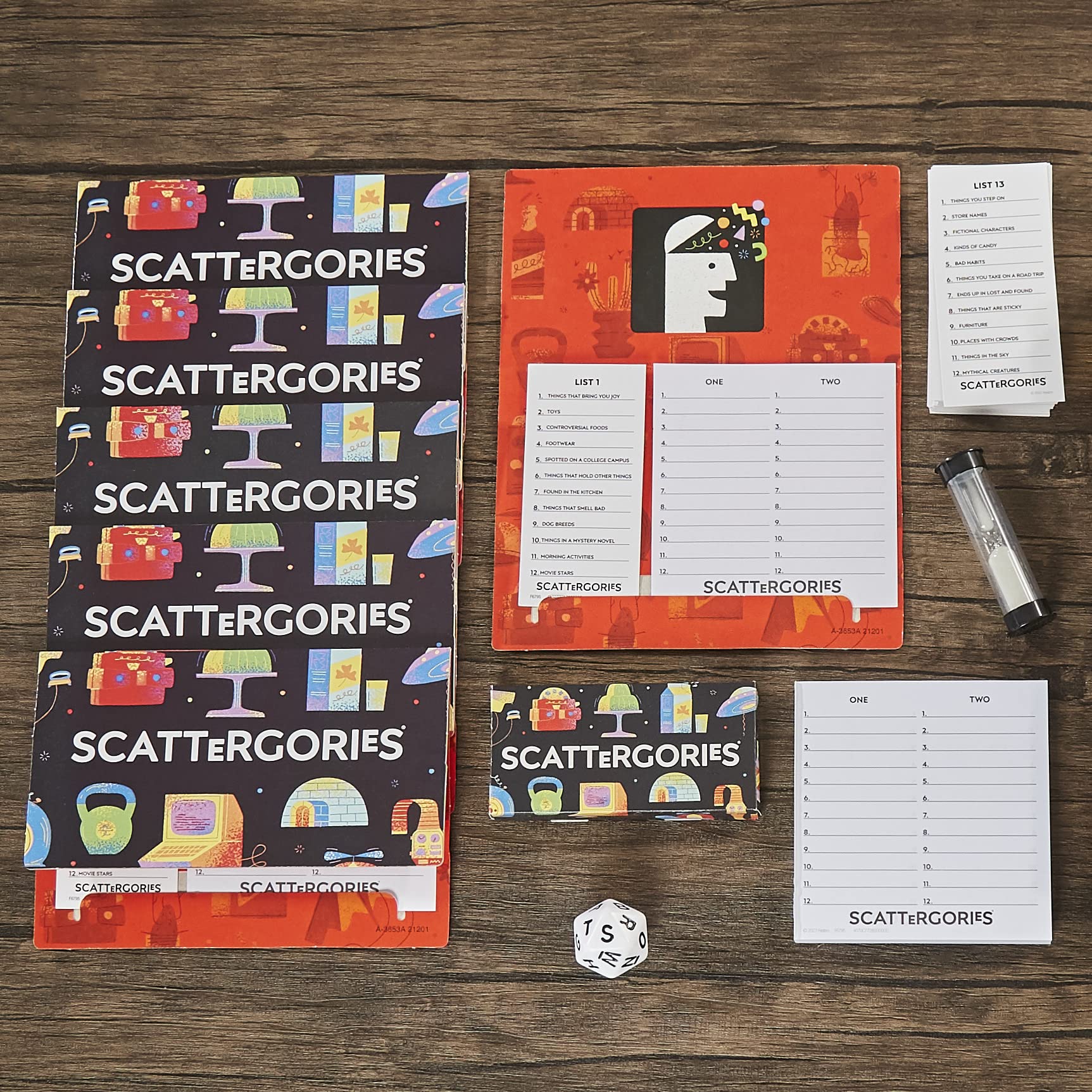Scattergories Classic Game, Party Game for Adults and Teens Ages 13 and Up, Board Game for 2+ Players (English & French) Hasbro
