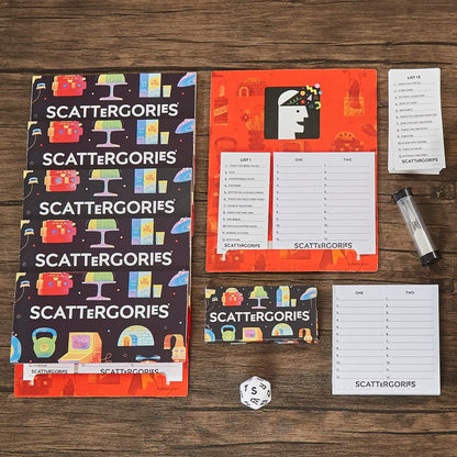 Scattergories Classic Game, Party Game for Adults and Teens Ages 13 and Up, Board Game for 2+ Players (English & French) Hasbro