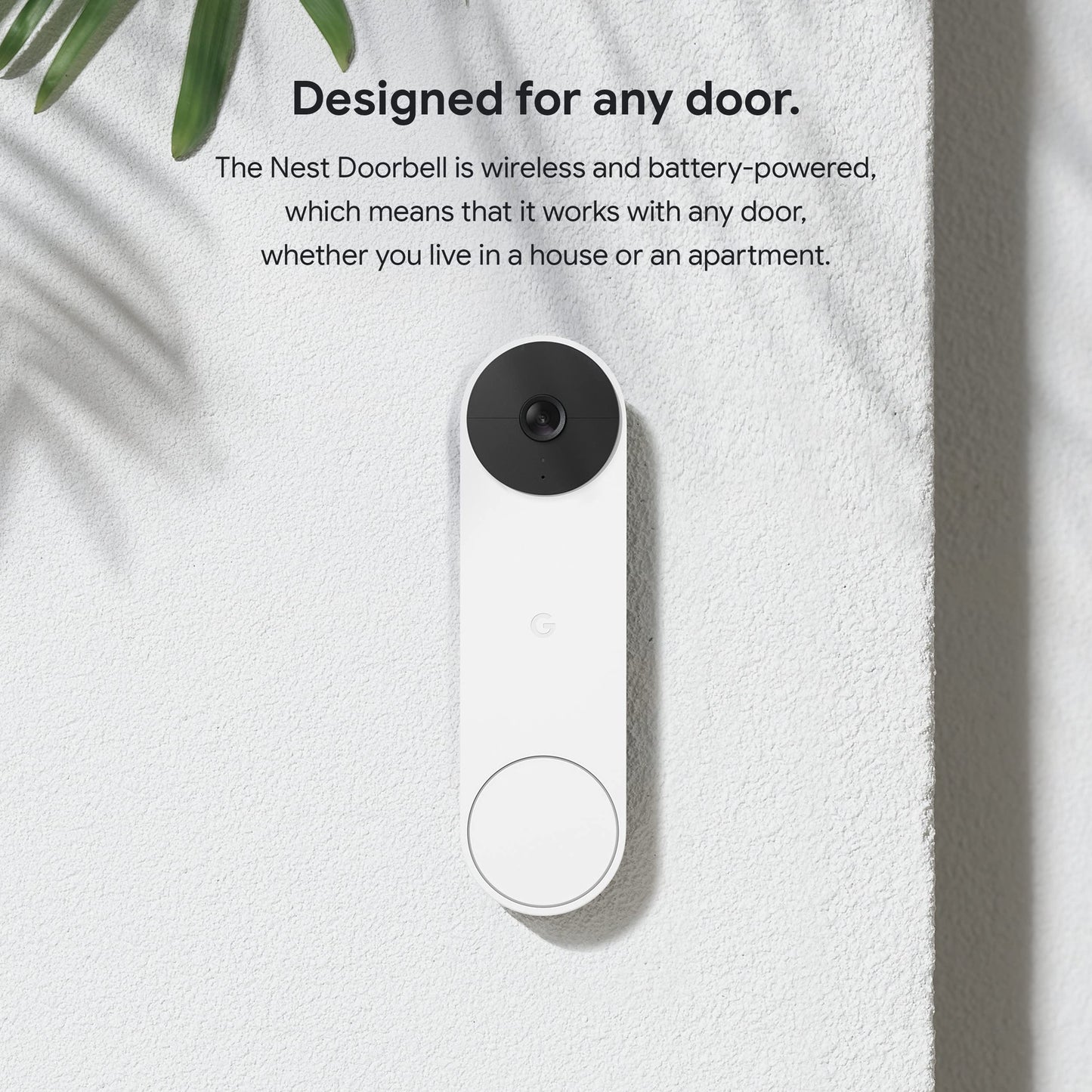 Google Nest Doorbell - Battery Powered Video Doorbell Camera - Snow 🍁 All In One Marketplace Canada