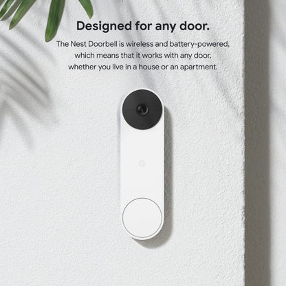 Google Nest Doorbell - Battery Powered Video Doorbell Camera - Snow 🍁 All In One Marketplace Canada