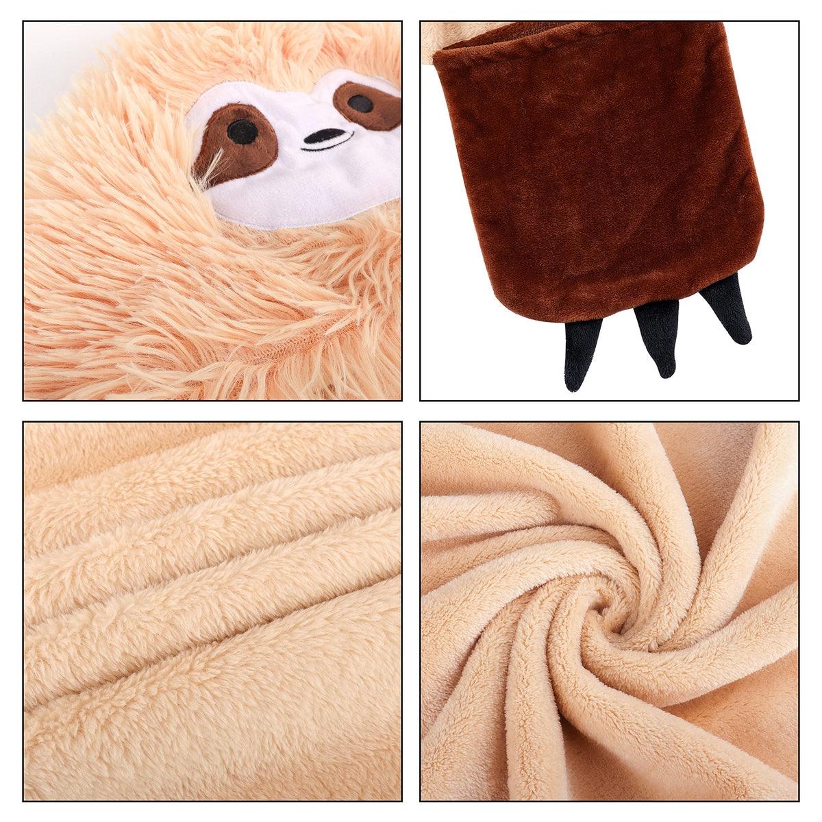 Moyel Sloth Wearable Hooded Blanket Gifts for Women on Christmas Birthday 🍁 All In One Marketplace Canada