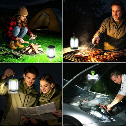 Blukar Camping Lantern Rechargeable, Camping Lights Lamp-7 Light Modes,60 LED Ultra Bright LED Tent Light,Long Battery Life for Outdoor for Camping, Emergency, Fishing, Hiking etc (White Light)