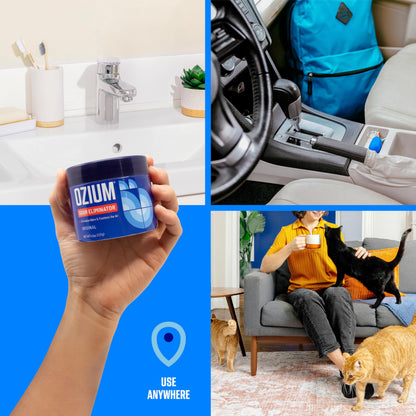 Ozium 4.5 Oz. Odor Eliminating Gel, Air Freshener Alternative