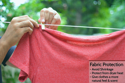 Retractable Clothesline - Portable Heavy Duty Indoor and Outdoor Washing Line - 45 Feet PVC Retracting Clothes Line with Wall Mount Hang The Wet Dry Clothing Laundry - Easy Installation (Grey) - Available at All In One Marketplace Canada