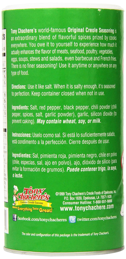 Tony Chachere's Original Creole Seasoning - 17 oz Dual Pack