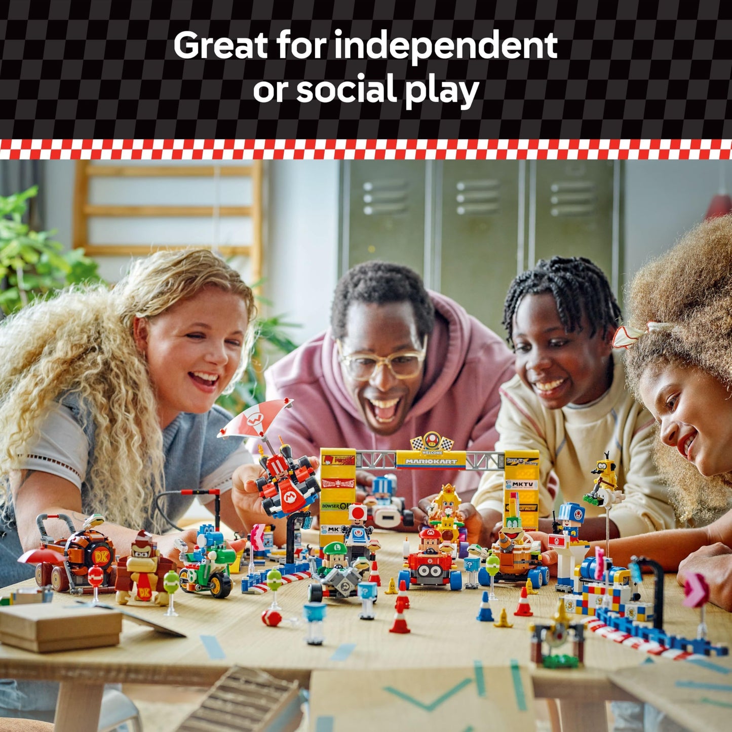 LEGO Super Mario: Mario Kart Standard Kit - Collectible Toy Building Set for Kids, Boys and Girls, Ages 7+ - Nintendo Mario Kart Toy for Fans - Gift Idea for Birthdays - 72032 - Available at All In One Marketplace Canada