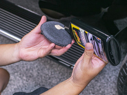 Meguiar's Ultimate Liquid Wax, Improved Liquid Car Wax Formula for Durable Protection that Shines, Premium Towel and Applicator Pad Car Accessories Included, 16 Oz Bottle