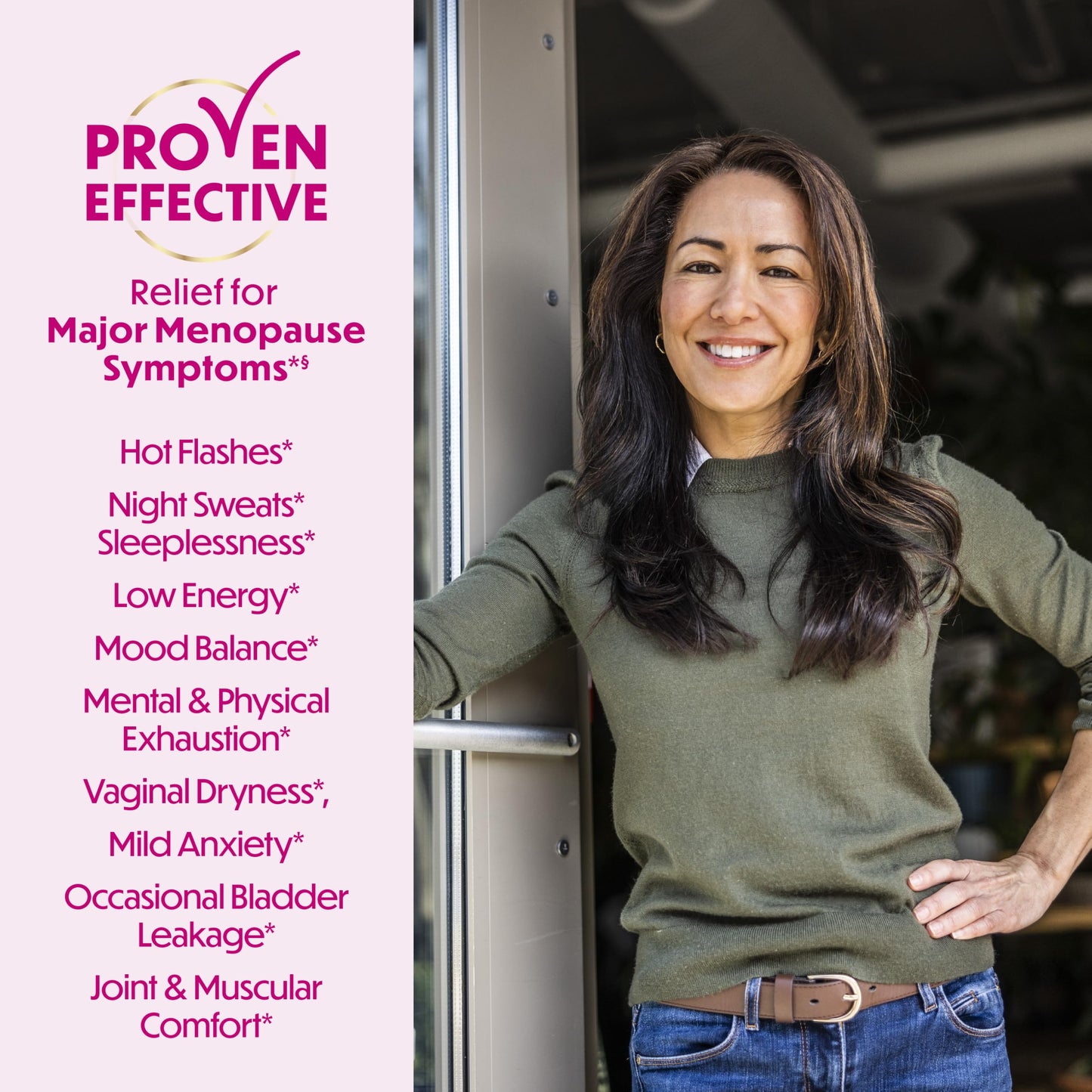 Estroven Complete Multi-Symptom Menopause Supplement for Women, 28 Ct., Clinically Proven Ingredient Provide Menopause Relief & Night Sweats & Hot Flash Relief* Drug-Free & Non-GMO - Available at All In One Marketplace Canada