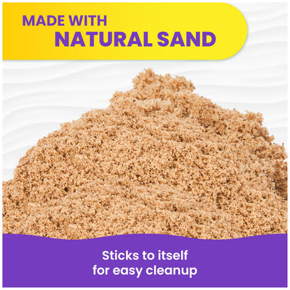 Kinetic Sand 5.5lb Brown Sand Amazon Exclusive, Sensory Toys, Ages 3+