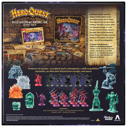 Avalon Hill HeroQuest Wizards of Morcar Quest Pack – Ages 14+ – 2 to 5 Players – Roleplaying Games 🍁 All In One Marketplace Canada Avalon Hill
