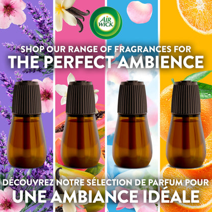 Air Wick Essential Mist Refill – Air Freshener Infused with Essential Oils, Easy Change Refill for Cordless Diffuser – 3 Count – Lavender & Almond Blossom Scent - Available at All In One Marketplace Canada