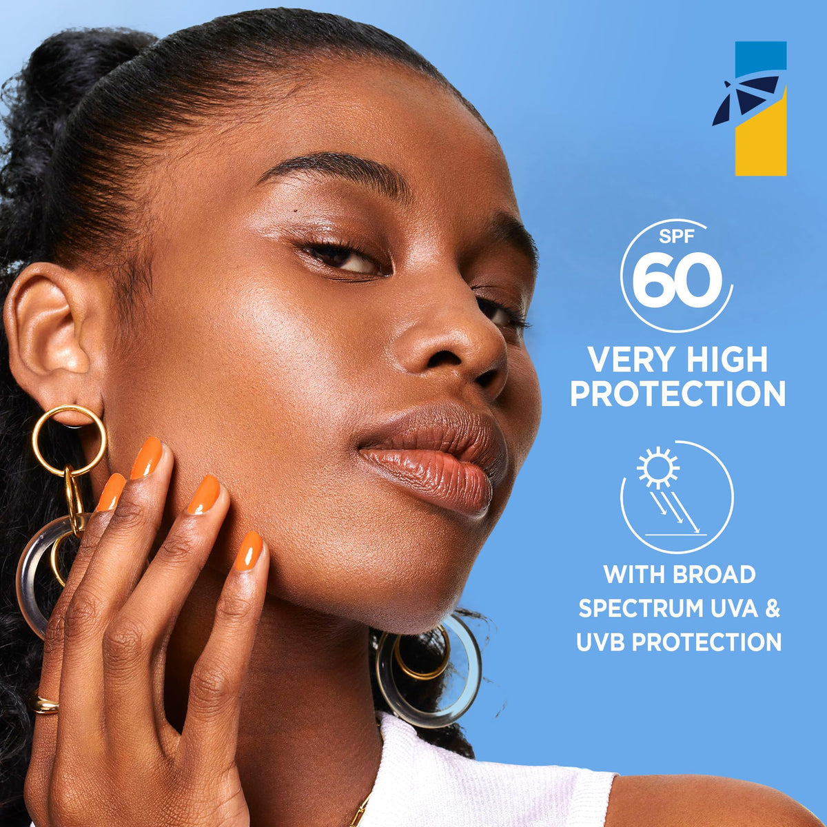 Garnier Ombrelle Anti-Shine Face Sunscreen Lotion, SPF 60, Travel Size, For Sensitive Skin, Broad Spectrum UVA/UVB Very High Protection, Non-Greasy, Non-Sticky, Non-Comedogenic, Water Resistant, 90ml