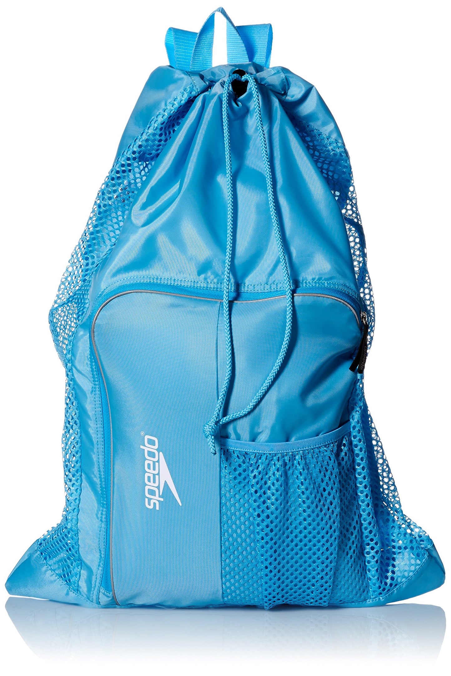 Speedo Unisex Adult Deluxe Ventilator Mesh Equipment Bag - Blue Grotto, One Size Speedo